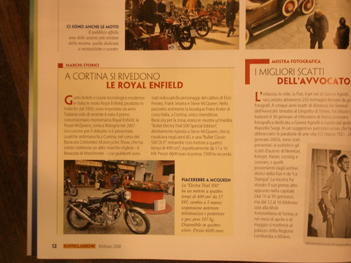 Royal Enfield - Ruoteclassiche 02 2008